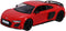 Radiografisch bestuurbare auto audi 1:14 2.4g r8 coupé rood.