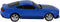 Radiografisch bestuurbare auto ford 1:24 mustang mach 1 blauw.