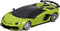 Radiografisch bestuurbare auto lamborghini 1:24 aventador svj roadster neon groen.