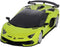 Radiografisch bestuurbare auto lamborghini 1:24 aventador svj roadster neon groen.