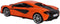 Radiografisch bestuurbare auto Mclaren 1:14 2.4g 570s oranje.