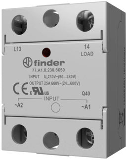 Finder Halfgeleiderrelais 77A290248671 25 A Schakelspanning (max.): 660 V/AC Schakelend op momentele waarde 1 stuk(s)