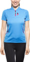 Shimano Touring jersey dames lightning blue/jazzberry Maat L