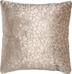 Dutch Decor CARO - Sierkussen met patroon 45x45 cm Pumice Stone - beige - Inclusief binnenkussen