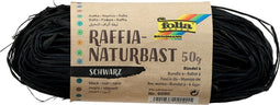 Raffia Folia 50gr. zwart -