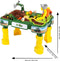 Klein Toys John Deere - Zand- en waterspeeltafel - 2in1 boerderij met afneembare bassins - Groen Geel - 64x46x60 cm