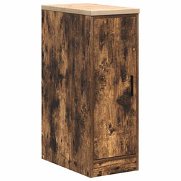 vidaXL - Garagekast - 30x51x85 - cm - massief - grenenhout - gerookt - eiken