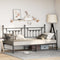 vidaXL - Zwart - Ligbedframe - met - Onderbed - - - 100x190 - cm - Staal