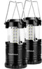 Travelhawk Camping Lamp - Compact en Waterdicht - 154 Lumen - Zwart (2 stuks)