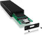 RaidSonic 60482 M.2 harde schijf-behuizing M.2 PCIe NVMe SSD USB-C USB 3.2 (Gen 2)