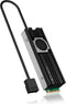 RaidSonic IB-M2HSF-703 hardwarekoeling SSD (solid-state drive) Koelplaat 2 cm 1 stuk(s) Zwart, Grijs