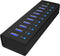 Raidsonic ICY BOX IB-AC6110 10-Port USB 3.0 Hub