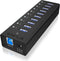 Raidsonic ICY BOX IB-AC6110 10-Port USB 3.0 Hub