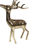 Staand hert - Aluminium - 28x13x41 cm - Goud