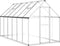 vidaXL - Tuinkas - met - basisframe - 334x169x195 - cm - aluminium - zilverkleurig