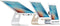 Rain Design mStand Tablet Plus beweegbare Aluminium Stand voor Tablet en iPad - Zilver
