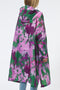 Rain Kiss Poncho - Digi Spring Camo - One Size - Regenponcho Dames