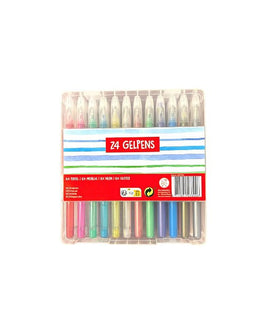 Rainbow 24 gelpennen BTS039