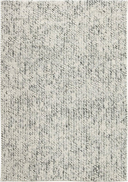 Rainbow Grey Vloerkleed - 200x300 - Rechthoek - Laagpolig,Structuur Tapijt - Industrieel - Grijs, Wit