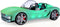 Rainbow High Color Change Auto - Poppenauto