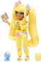 Rainbow High Junior High Pyjamaparty - 23 cm - Sunny (geel) - Modepop