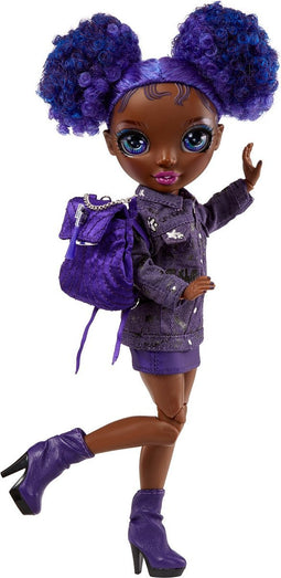 Rainbow High Junior High Special Edition Doll - 23 cm - Krystal Bailey - Paars - Modepop