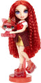 Rainbow High Klassieke Modepop - 28 cm - Ruby (rood) - Met slijmset en diertje