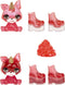 Rainbow High Klassieke Modepop - 28 cm - Ruby (rood) - Met slijmset en diertje