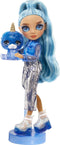 Rainbow High Klassieke Modepop - 28 cm - Skyler (blauw) - Met slijmset en diertje