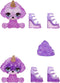 Rainbow High Klassieke Modepop - 28 cm - Violet (paars) - Met slijmset en diertje