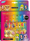 Rainbow High MGA stickers - 3 stickervellen en speelachtergrond Totum sticker set