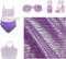 Rainbow High Swim & Style-modepop - 28 cm - Violet (paars)