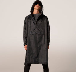 RAINKISS - Back to Black Art Camo - Poncho - One-Size