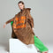 Rainkiss Regenponcho Breton Brown Green Text