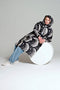 RAINKISS - Regenponcho - Half Moon x Smiley - One Size Fits Most - Donkerblauw
