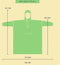 RAINKISS - Regenponcho - Lili - One Size Fits Most - Groen