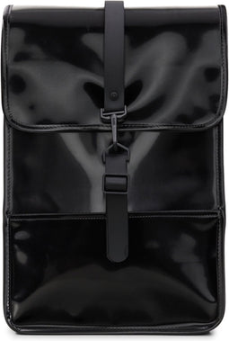Rains Mini R13020-29 - Unisex - Rugzak - Zwart - 12 L