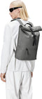 Rains Rolltop Backpack W3 Unisex Rugzak - Grey - 13 Liter