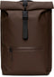 Rains - Rolltop Rucksack W3 Rugzak - Frame - Donkerbruin