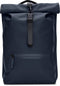 Rains Rolltop W3 Unisex Rugzak - Donkerblauw