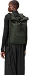 Rains Rolltop W3 Unisex Rugzak - Groen