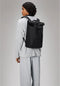 Rains Rolltop W3 Unisex Rugzak - Zwart