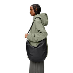 Rains Valera Shoulder Bag Large W3 - Black