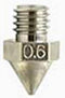 RAISE3D V3H mondstuk 0,6 mm V3 Hardened Nozzle Pro2 Series 5.02.06008A01
