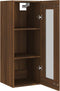 vidaXL - Wandkast - 34,5x34x90 - cm - bruin - eikenkleur