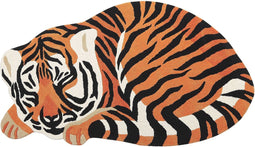 RAJAH - Kindervloerkleed - Oranje - 100 x 155 cm - Wol