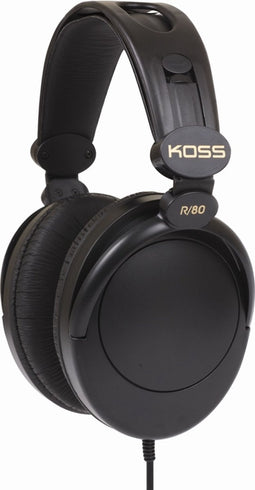 Koss R80 - Stereo Hoofdtelefoon - 101 dB/mW - Zwart