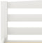 vidaXL - Bedframe - massief - grenenhout - wit - 100x200 - cm