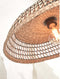 GOOD&MOJO Plafonniere Pantanal - Zeegras/Zwart - Ø45cm - Modern