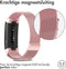 iMoshion Bandje Geschikt voor Fitbit Charge 3 / 4 - iMoshion Milanees magnetische band - Roze